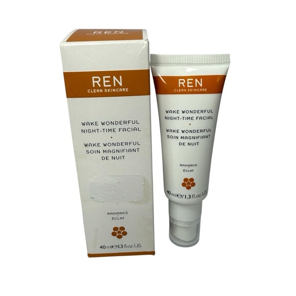 Ren Clean Skincare Wake Wonderful Night-Time Facial NWT - Picture 1 of 5